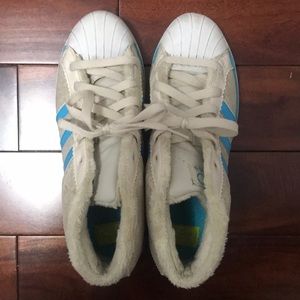 Adidas (Neon) Trendy Flat Shoes